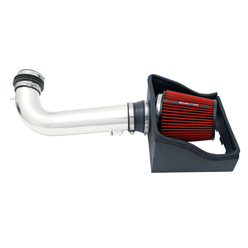 Spectre 9975 | 09-10 Ford F150 V8-4.6L F/I Air Intake Kit - Polished w/Red Filter; 2009-2010