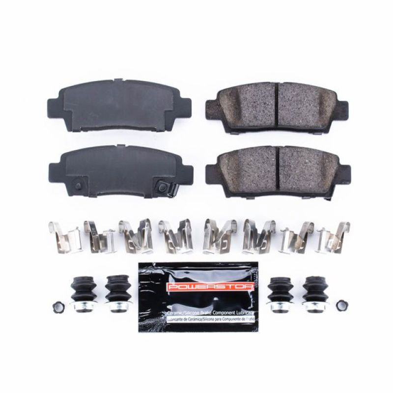 PowerStop z23-672 | Power Stop 95-99 Toyota Avalon Rear Z23 Evolution Sport Brake Pads w/Hardware; 1995-1999