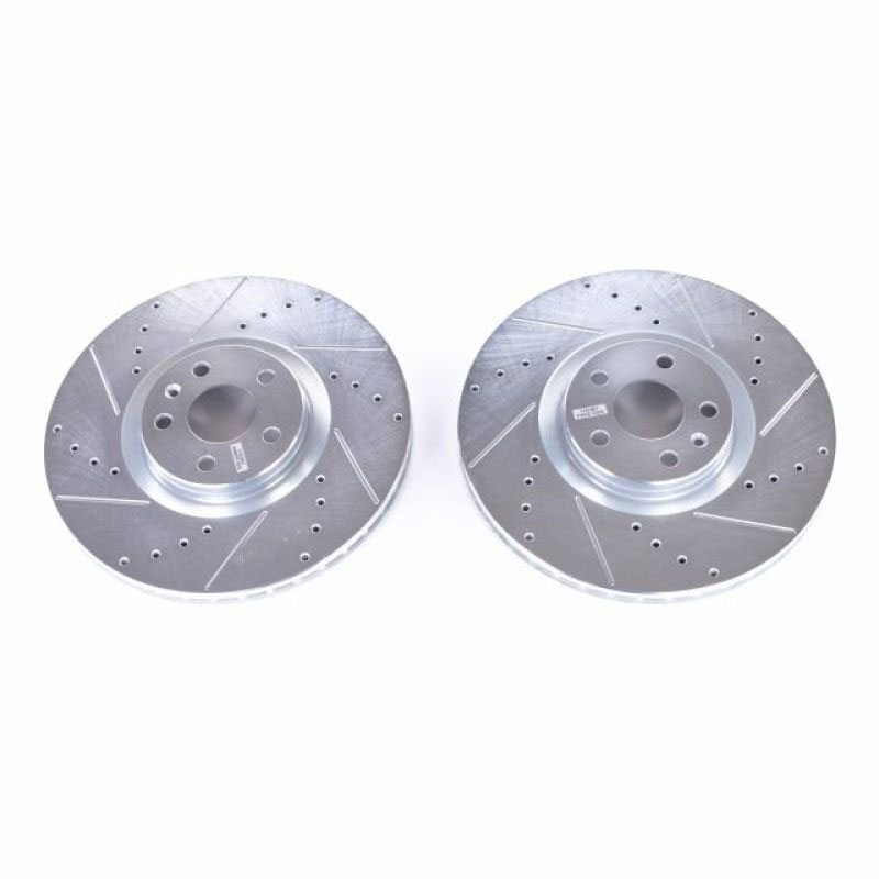 PowerStop ebr1642xpr | Power Stop 16-18 Volvo S90 Front Evolution Drilled & Slotted Rotors - Pair; 2016-2018