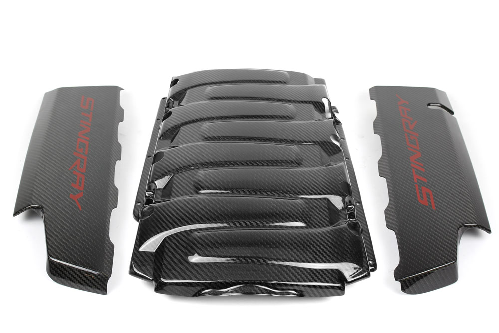 APR Performance CBE-VETTEPACK | Corvette C7 Engine Cover Package Carbon Fiber; 2014-2019