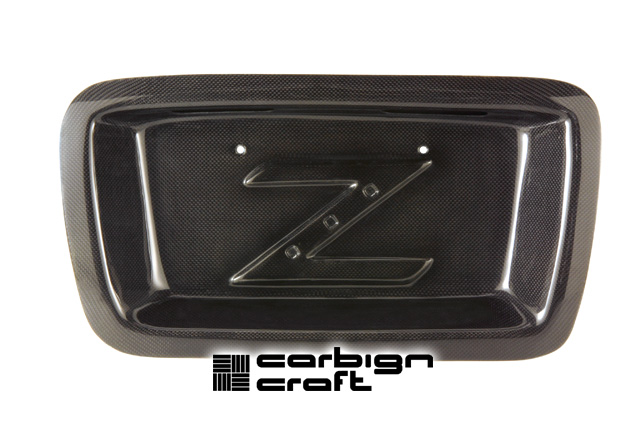 APR Performance CBX-350LIC | Nissan 350z License Plate Backing Carbon Fiber; 2002-2008