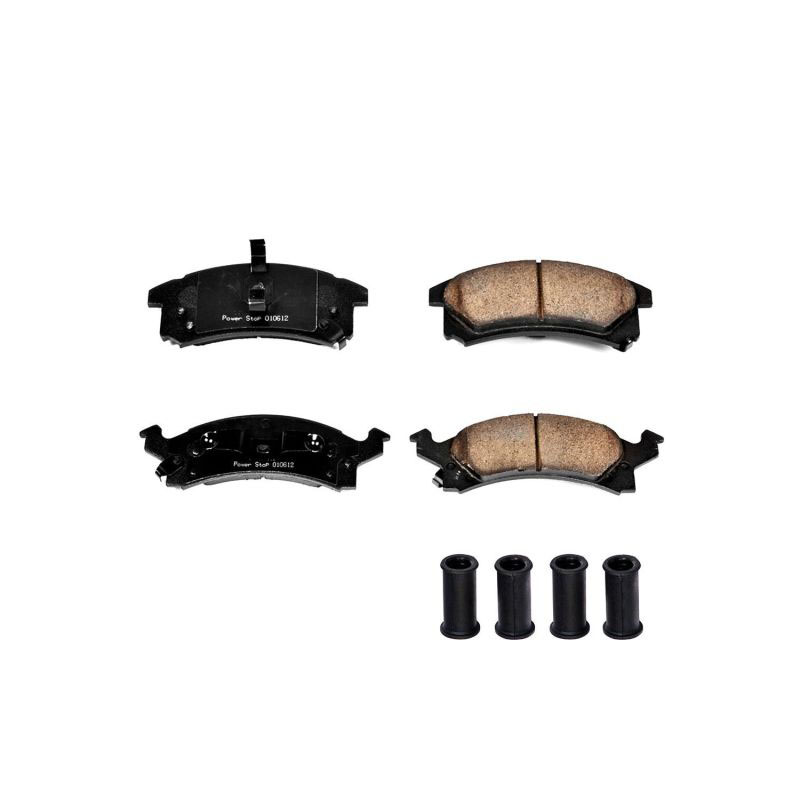 PowerStop 17673 | Power Stop 96-98 Buick Skylark Front Z17 Evolution Ceramic Brake Pads w/Hardware; 1996-1998