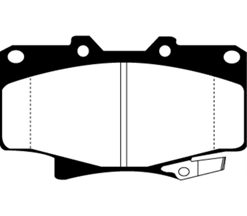 EBC ud502 | 96-97 Lexus LX450 4.5 Ultimax2 Front Brake Pads; 1996-1997