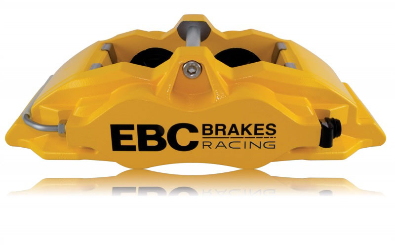 EBC bc4103yell | Racing 05-11 Ford Focus ST (Mk2) Front Left Apollo-4 Yellow Caliper; 2005-2011