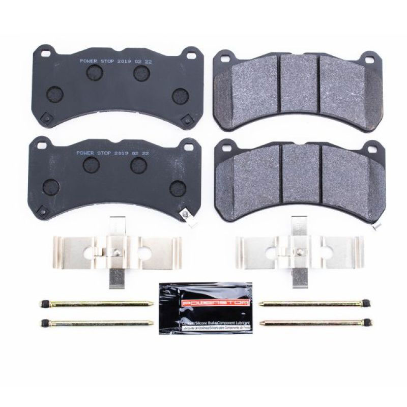 PowerStop pst-1365 | Power Stop 13-14 Ford Mustang Front Track Day Brake Pads; 2013-2014