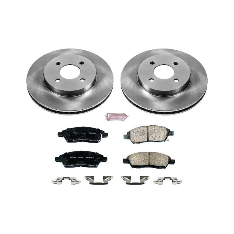 PowerStop koe6096 | Power Stop 12-18 Nissan Versa Front Autospecialty Brake Kit; 2012-2018