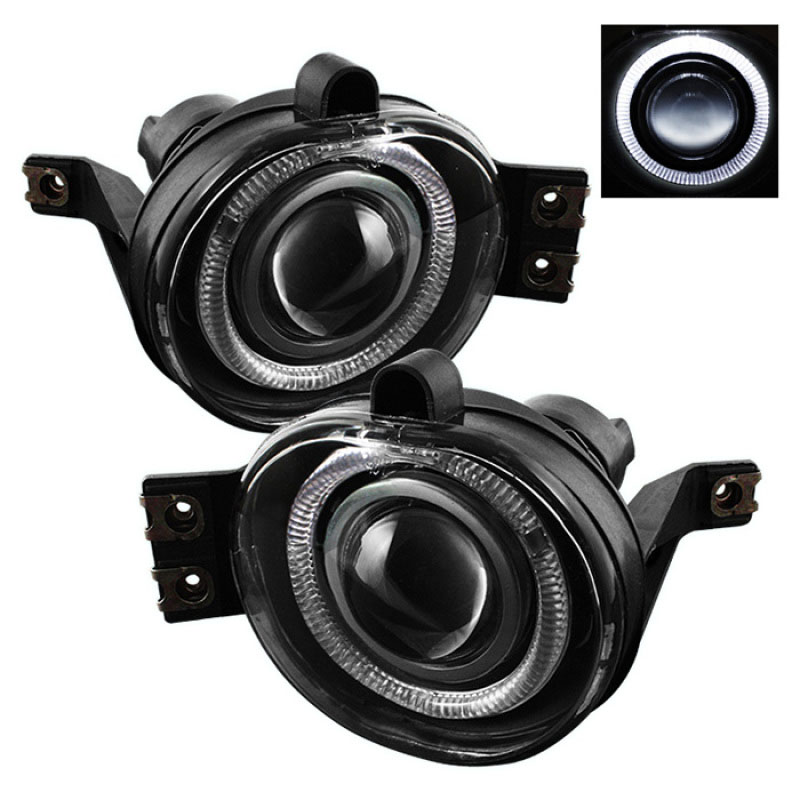 SPYDER 5021250 | Spyder Dodge Ram Halo Projector Fog Lights - Clear - (FL-P-DRAM02-HL); 2002-2008