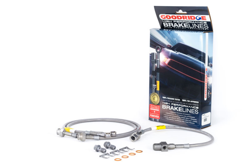 Goodridge 14113 | 88-96 Chevy C10/92-96 Suburban/95-96 Tahoe / 88-96 GMC Pickup/95-96 Yukon SS Brake Lines; 1988-1996