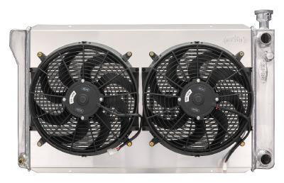 Cold-Case Radiators gmt580sk | 88-98 GM 1500 P/U LS Swap Radiator w/Fans; 1988-1998