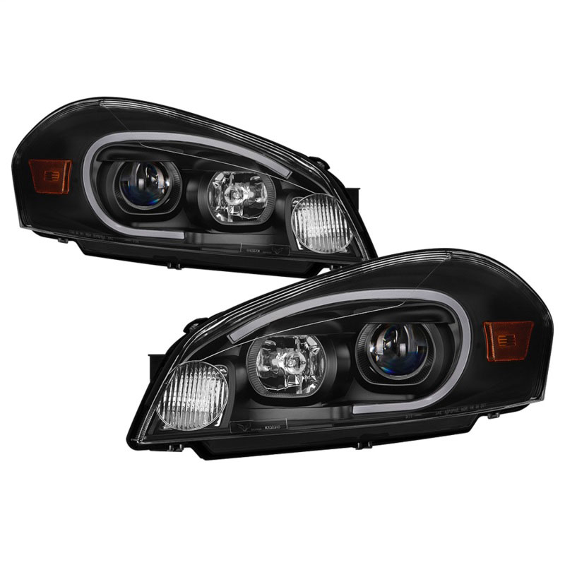 SPYDER 9042232 | xTune 06-13 Chevrolet Impala LED Light Bar Headlights - Black (PRO-JH-CIM06-LB-BK); 2006-2013