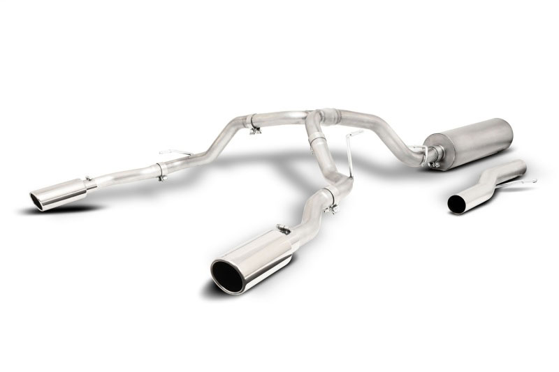 Gibson 65715 | 21-22 Chevy Tahoe High Country 6.2L 4WD 2.5in Cat-Back Dual Split T409 SS Exhaust - Polished; 2021-2022