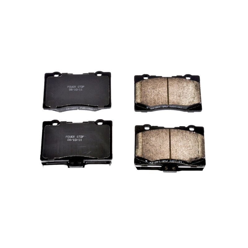 PowerStop 161091 | Power Stop 05-12 Acura RL Front Z16 Evolution Ceramic Brake Pads; 2005-2012