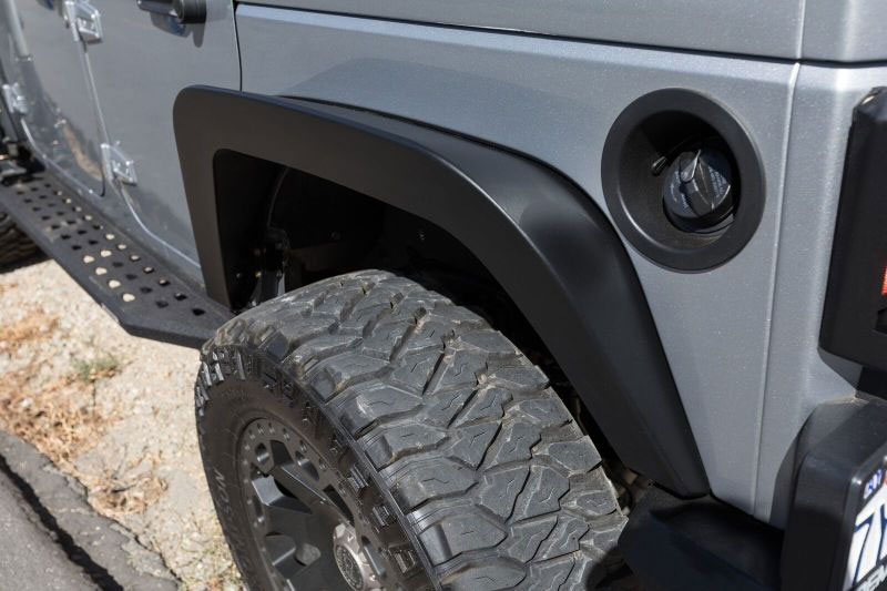 Go Rhino 701162t | 07-18 Jeep Wrangler JK/JKU Trailline Rear Fenders 6 inch; 2007-2018