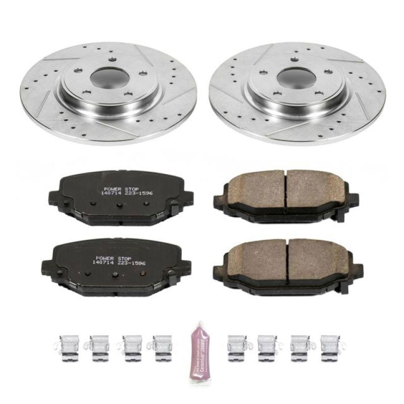 PowerStop k5961 | Power Stop 12-16 Chrysler Town & Country Rear Z23 Evolution Sport Brake Kit; 2012-2016