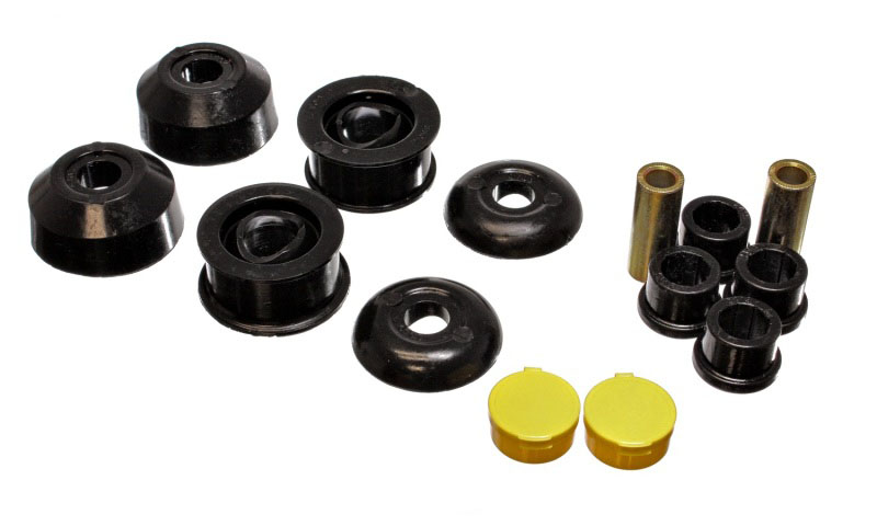 Energy Suspension 8.3120g | 05-07 Scion tC / 03-06 Toyota Corolla/Matrix Black Front Control Arm Bushing Set; 2005-2007