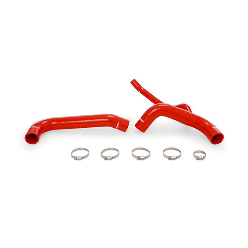 Mishimoto mmhose-mop62-15rd | 2015+ Dodge Challenger / Charger SRT Hellcat Silicone Radiator Hose Kit - Red; 2015-2020