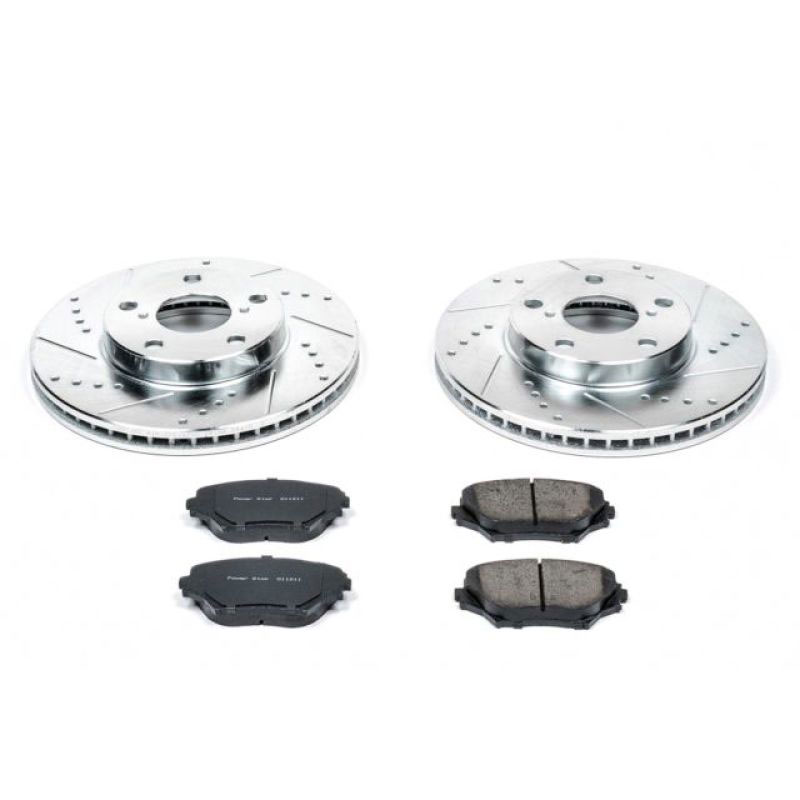 PowerStop k2419 | Power Stop 01-05 Toyota RAV4 Front Z23 Evolution Sport Brake Kit; 2001-2005