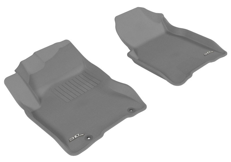 3D Maxpider l1ns02911501 | 3D MAXpider 2008-2013 Nissan Rogue Kagu 1st Row Floormat - Gray; 2008-2013