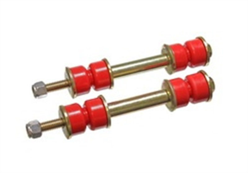 Energy Suspension 9.8125r | Universal 2-3/8 Inch Red Front/Rear Sway Bar Fixed Length End Links w/ Hardware