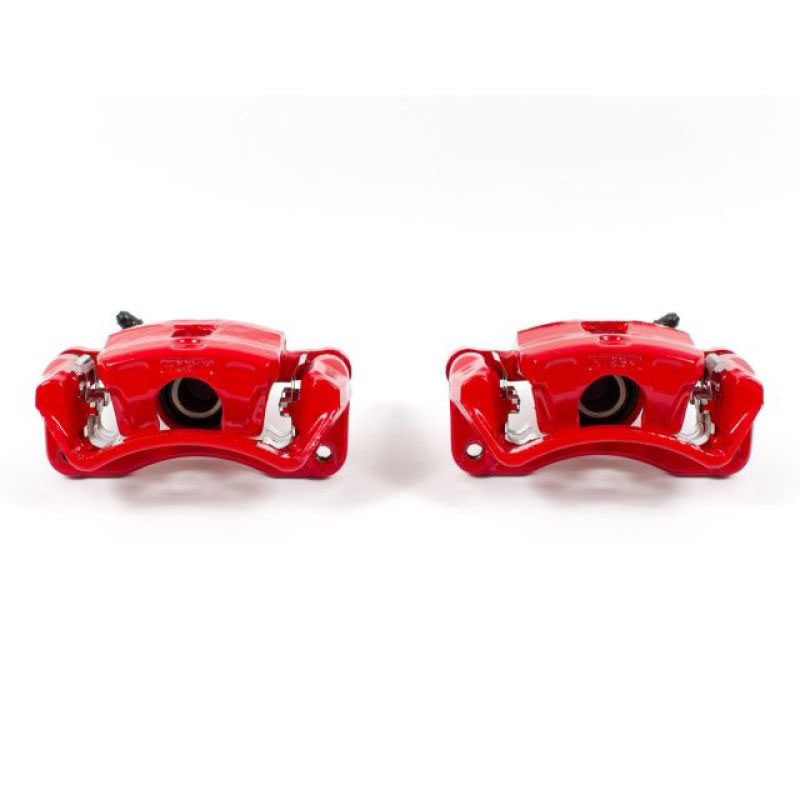 PowerStop s1692 | Power Stop 95-05 Chrysler Sebring Rear Red Calipers w/Brackets - Pair; 1995-2005