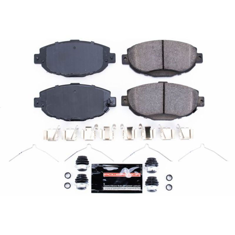 PowerStop z23-571 | Power Stop 99-00 Lexus SC300 Front Z23 Evolution Sport Brake Pads w/Hardware; 1999-2000