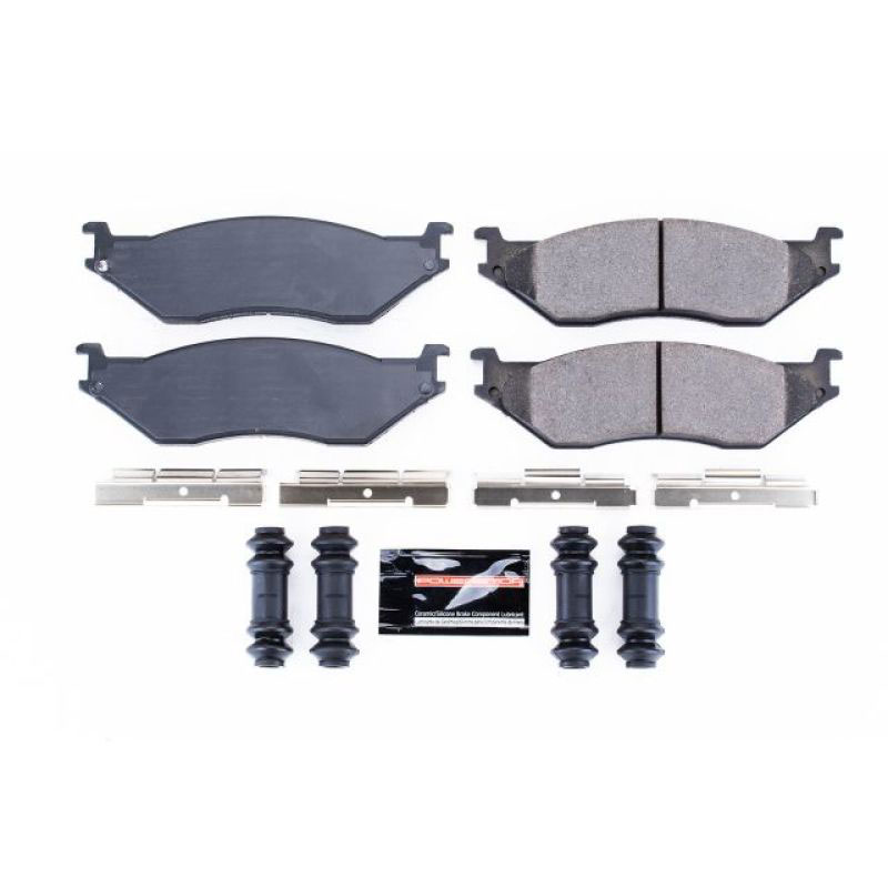 PowerStop z23-777 | Power Stop 2002 Ford E-550 Super Duty Front or Rear Z23 Evolution Sport Brake Pads w/Hardware