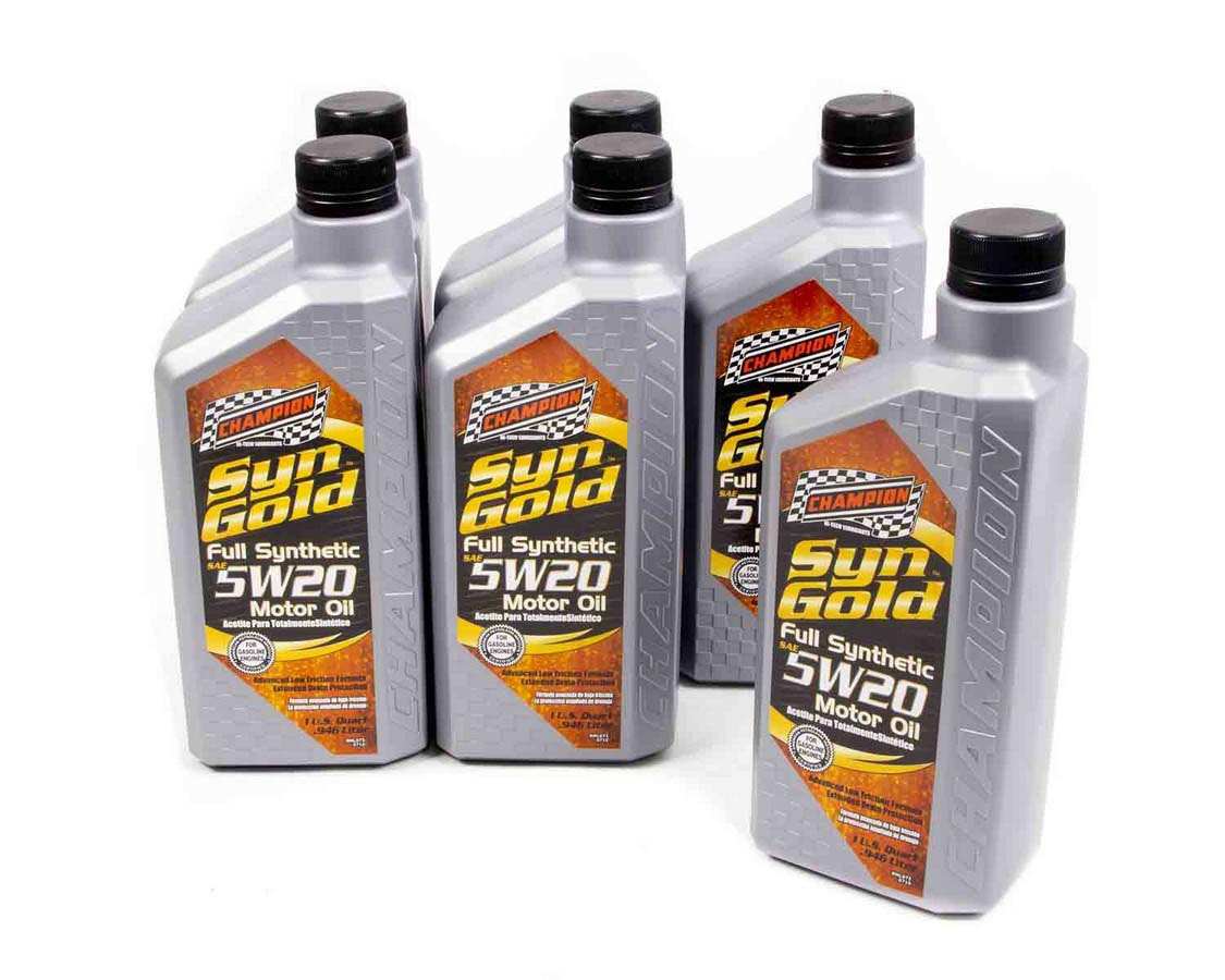 Champion Brand 4430h/6 | CHAMPION BRAND 5W20 SynGold Synthetic oil Case 6x1 Quarts