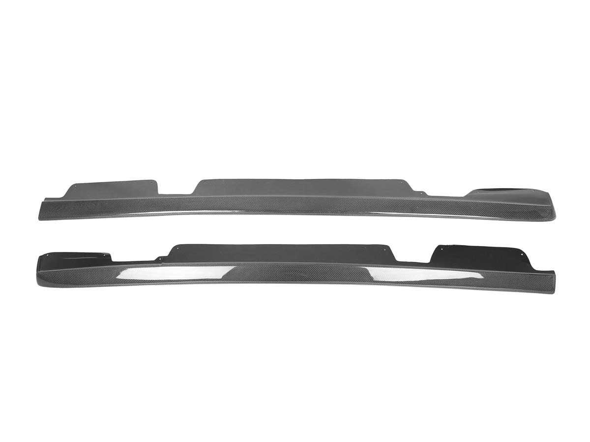 JPM Carbon CHV-C6-2 | 2005-13 Corvette C6 ZR1 Style Carbon Fiber Side Skirts Extension Rocker; 2005-2013