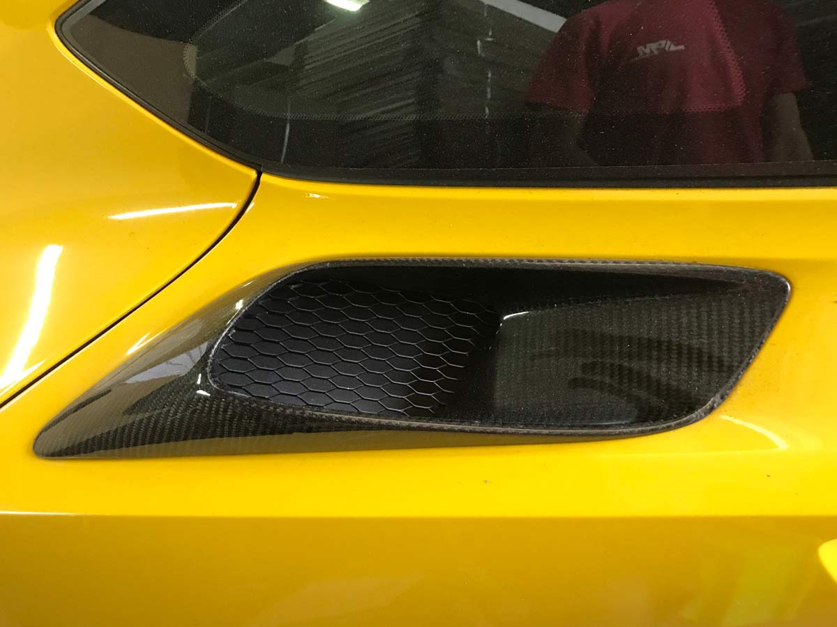 JPM Carbon CHV-C7-19 | 2014-19 Corvette C7 Z06 Carbon Fiber Quarter Panel Airducts; 2014-2019