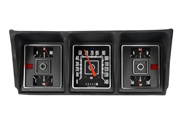 Classic Instruments ft73b | CLASSIC INSTRUMENTS 73-79 Ford P/U Gauge Set Black; 1973-1979