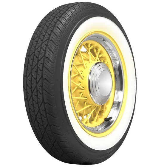 Coker Tire 579811 | COKER TIRE Tire 165R15 BF Goodrich 2-1/4in Whitewall