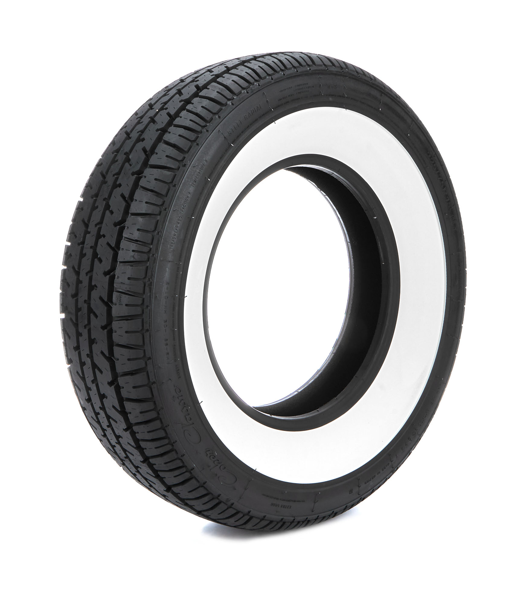 Coker Tire 737114 | COKER TIRE 225/75R15 Classic SS Tire 2-3/4in Whitewall