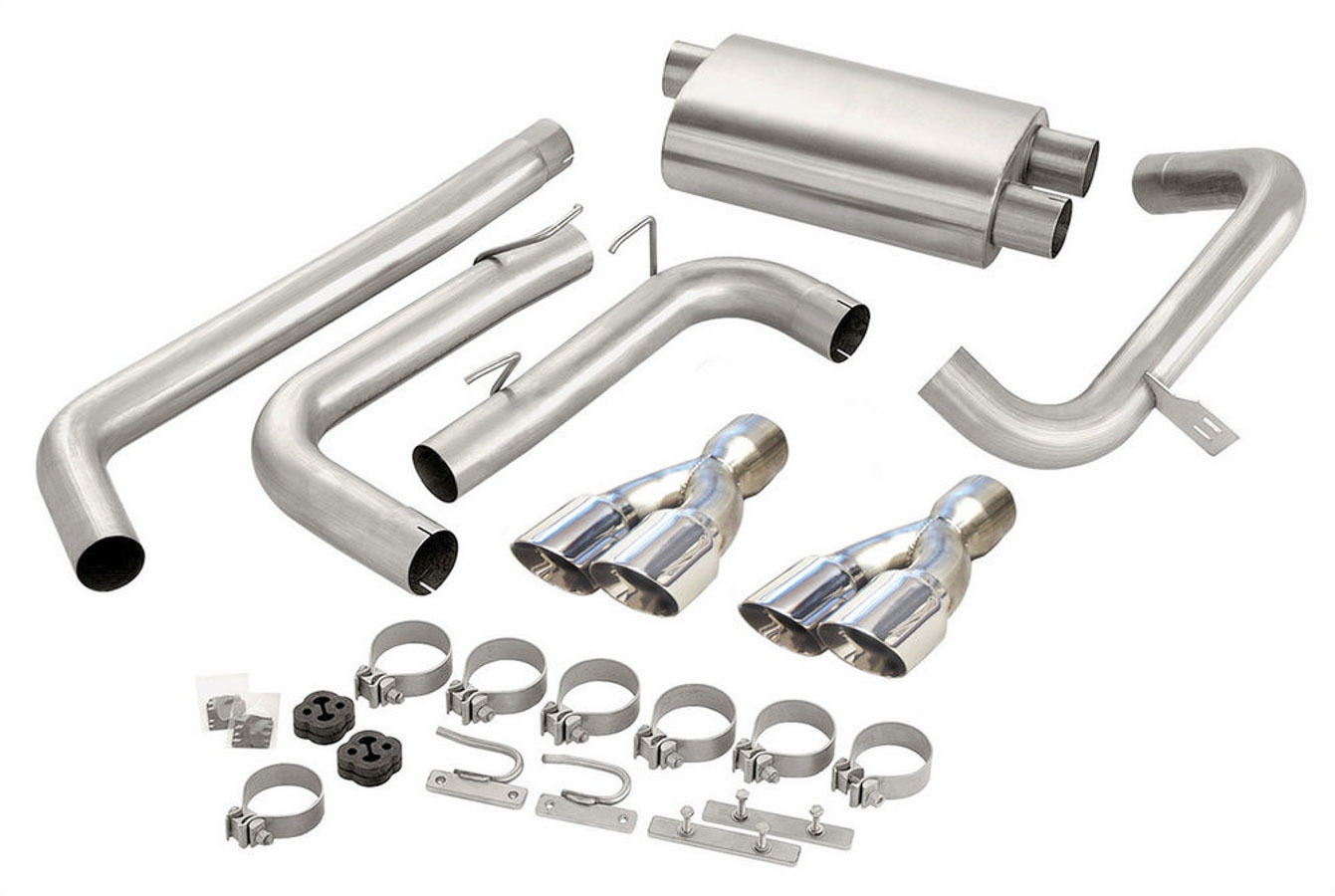 CORSA Performance 14143 | Corsa Exhaust System - Twin Pro-Series 3.5 Tips Camaro V8; 1998-2002