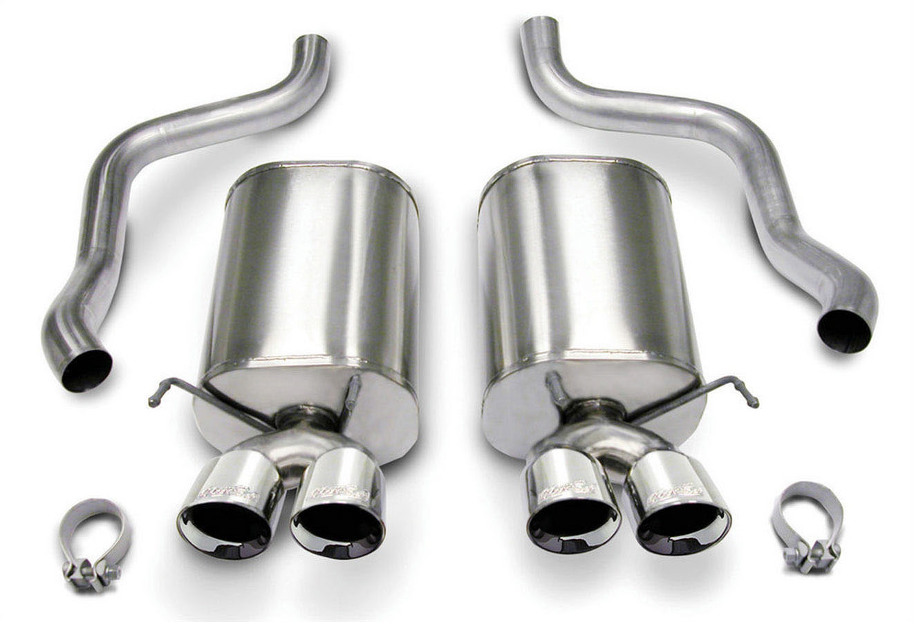 CORSA Performance 14169 | Corsa C6 Corvette Sport Exhaust System with Twin 3.5 Pro-Series Tips; 2005-2008