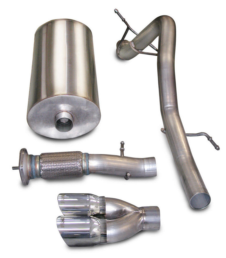 CORSA Performance 14242 | Corsa Exhaust System for Escalade 6.2L Sport- Single Rear Exit w/Twin 4.0 Pro-Series Tip; 2007-2010