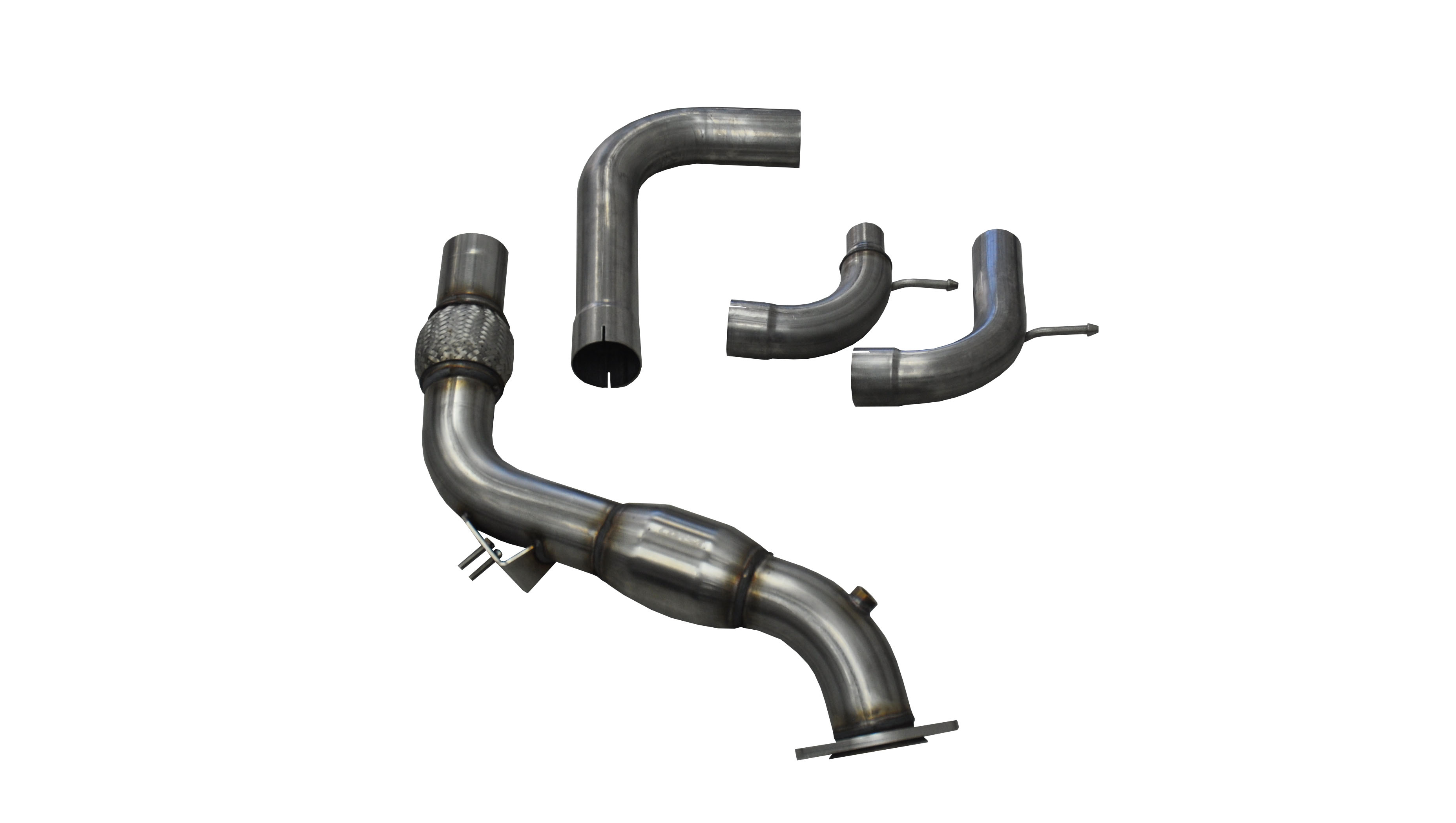 CORSA Performance 14344 | Corsa Mustang EcoBoost Coupe 2.3T 200 3.0 Downpipe with Converter; 2015-2019