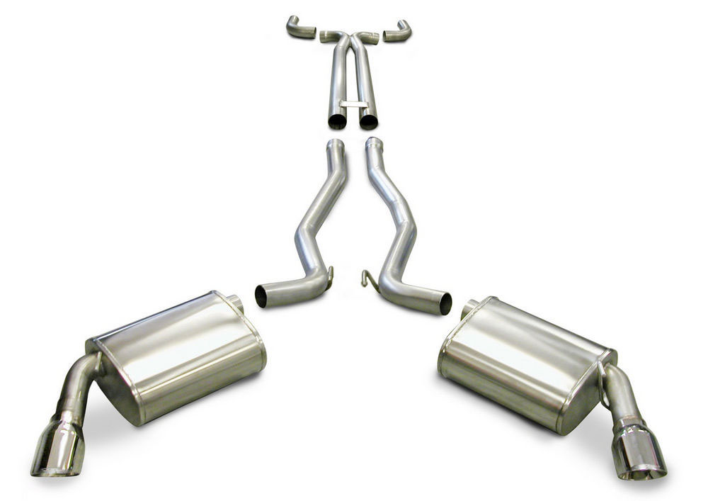 CORSA Performance 14951 | Corsa Camaro SS Exhaust System with 4 inch tips XO-Pipe, SPORT - LS3 w/ 6-Spd Manual; 2010-2015