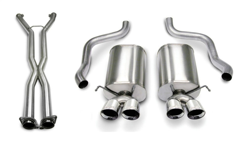 CORSA Performance 14469CB6 | Corsa C6 Corvette Xtreme Exhaust System with X-PIpe and Twin 3.5 Pro-Series Tips; 2006-2008