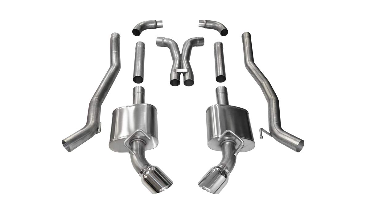 CORSA Performance 14968 | Corsa Camaro SS Extreme Exhaust System with 4.5 inch tips XO-Pipe - LS3 w/ 6-Spd Manual; 2010-2015