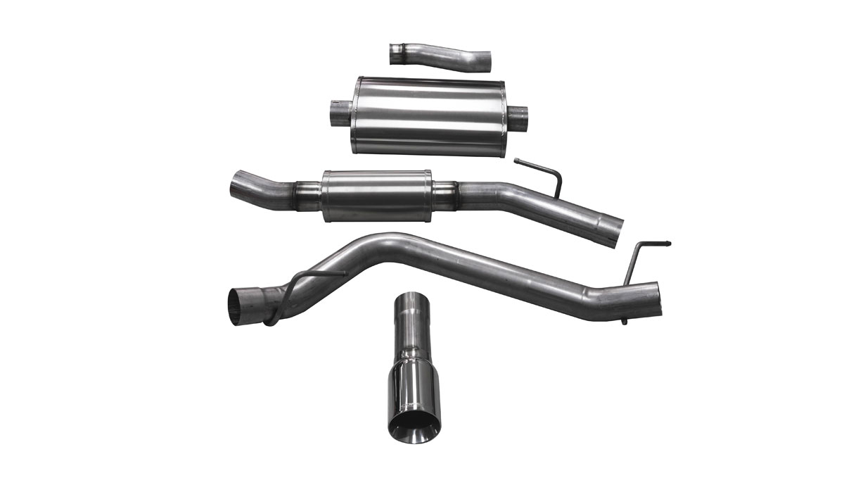 CORSA Performance 21062 | Corsa Jeep Gladiator JT Touring Cat-Back Exhaust System with Polished Tip; 2020-2024