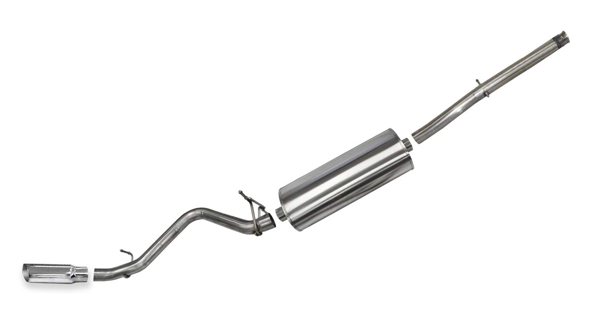 CORSA Performance 24874 | CORSA Sierra 1500 Cat-Back Exhaust 5.3L V8 Sport dB Series CC/SB 153 WB; 2014-2018