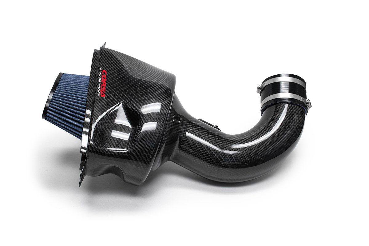 CORSA Performance 44001 | Corsa Corvette C7 6.2L Carbon Fiber Intake Maxflow Oiled Filter; 2015-2019