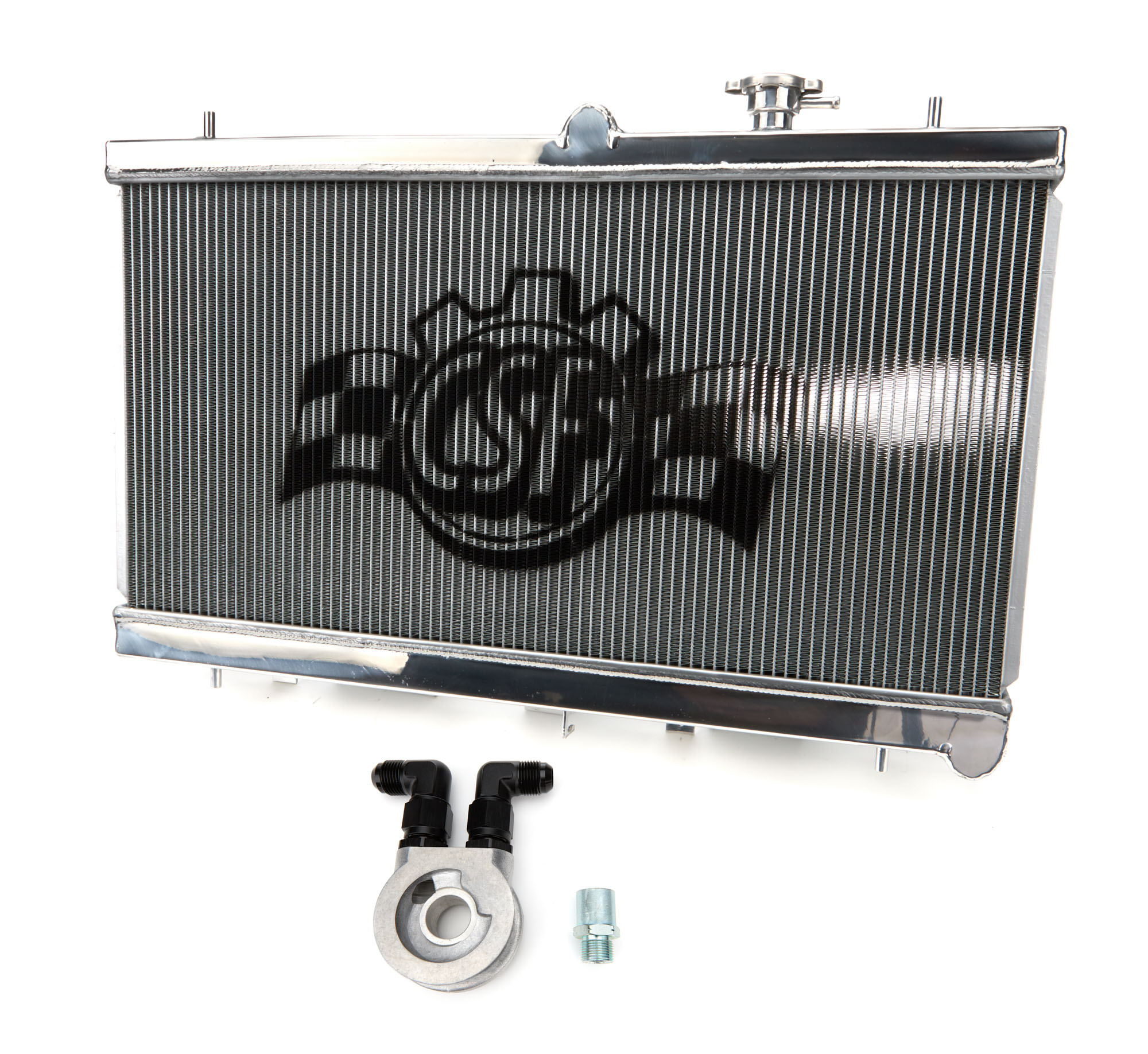 CSF 3076O | 02-07 Subaru WRX/STI Radiator w/Built-In Oil Cooler/Filler Neck; 2002-2007