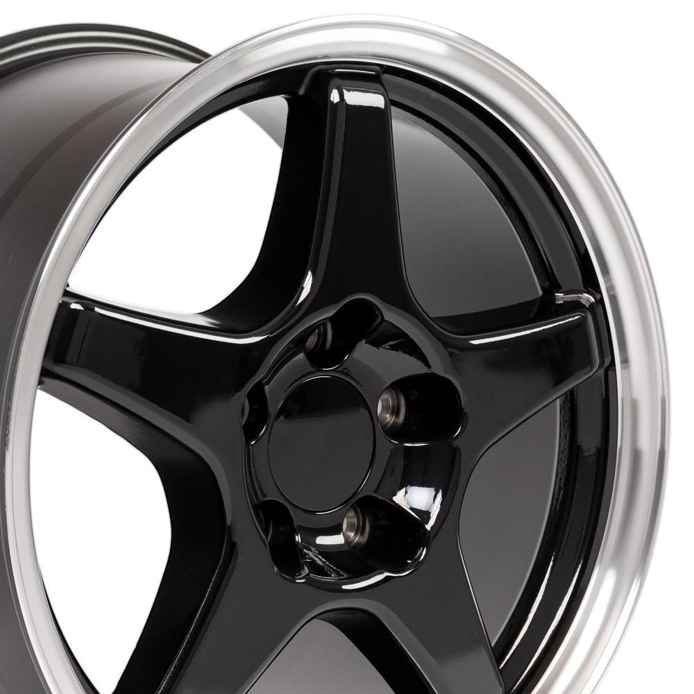 OE Wheels cv01-17095-5475-56bm | 17 Replica Wheel CV01 ZR1 Rim 17x9.5 Black Wheel Chevrolet Camaro 1993-2002; 1993-2002