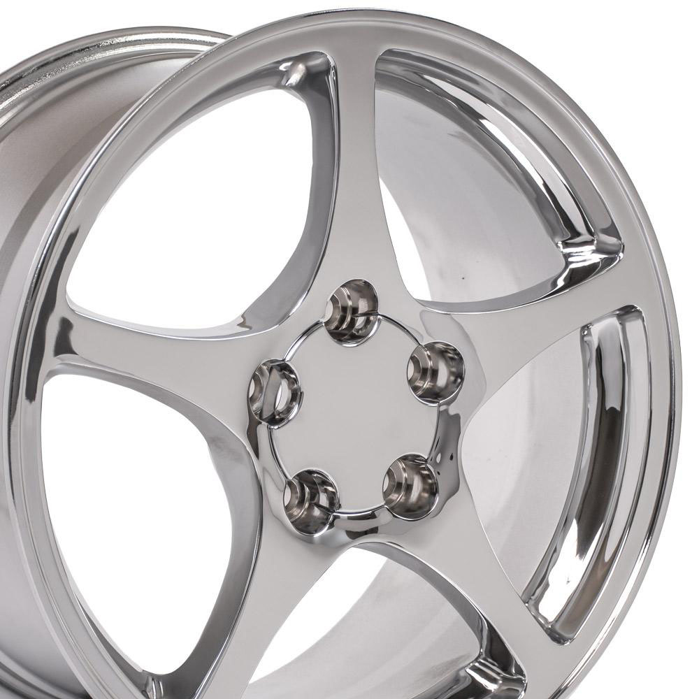 OE Wheels cv05-17085-5475-58c | 17 Replica Wheel CV05 C5 Rim 17x8.5 Chrome Wheel Chevrolet Camaro 1993-2002; 1993-2002