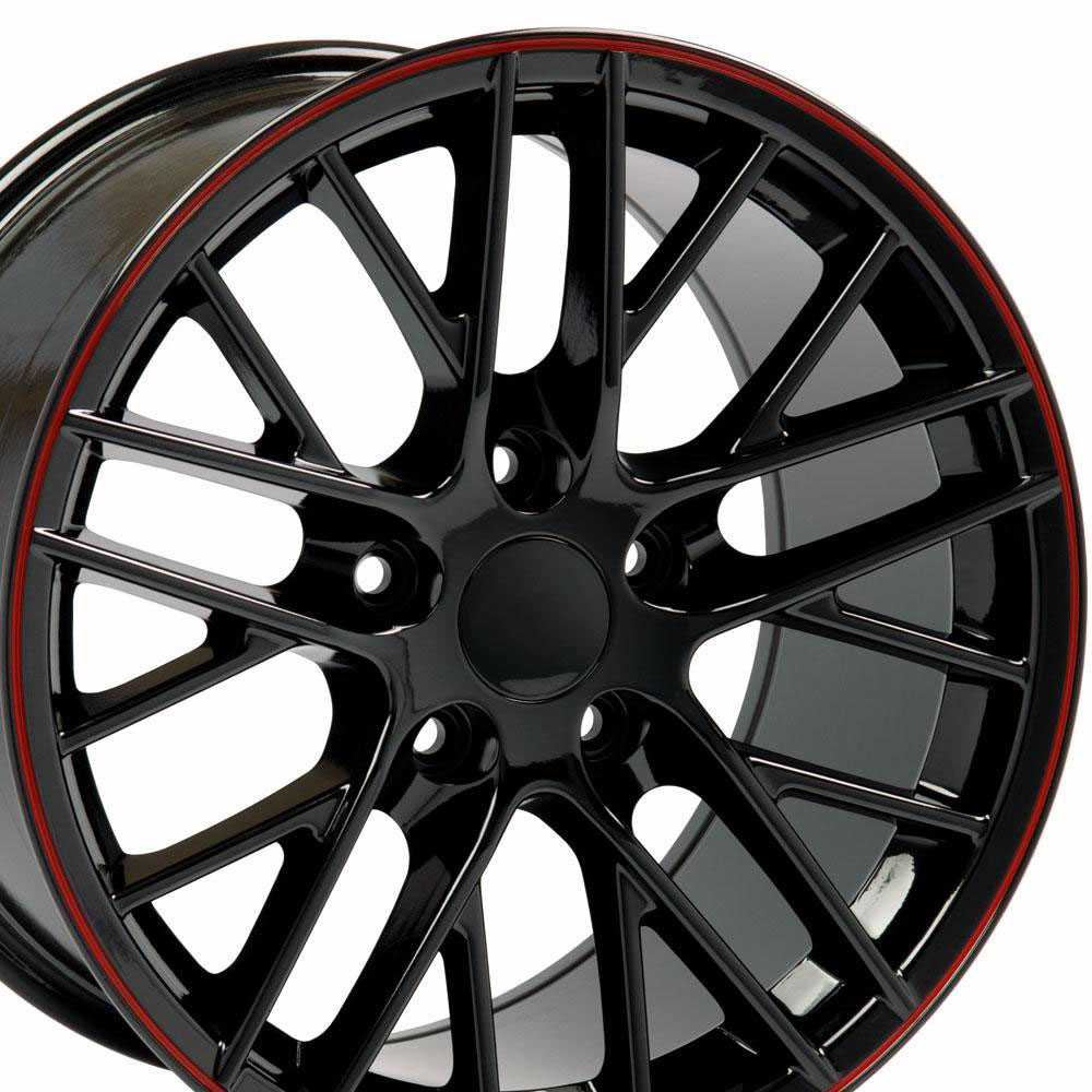 OE Wheels cv08a-17095-5475-54br | 17 Replica Wheel CV08A C6 ZR1 Rim 17x9.5 Redline Wheel Chevrolet Camaro 1993-2002; 1993-2002