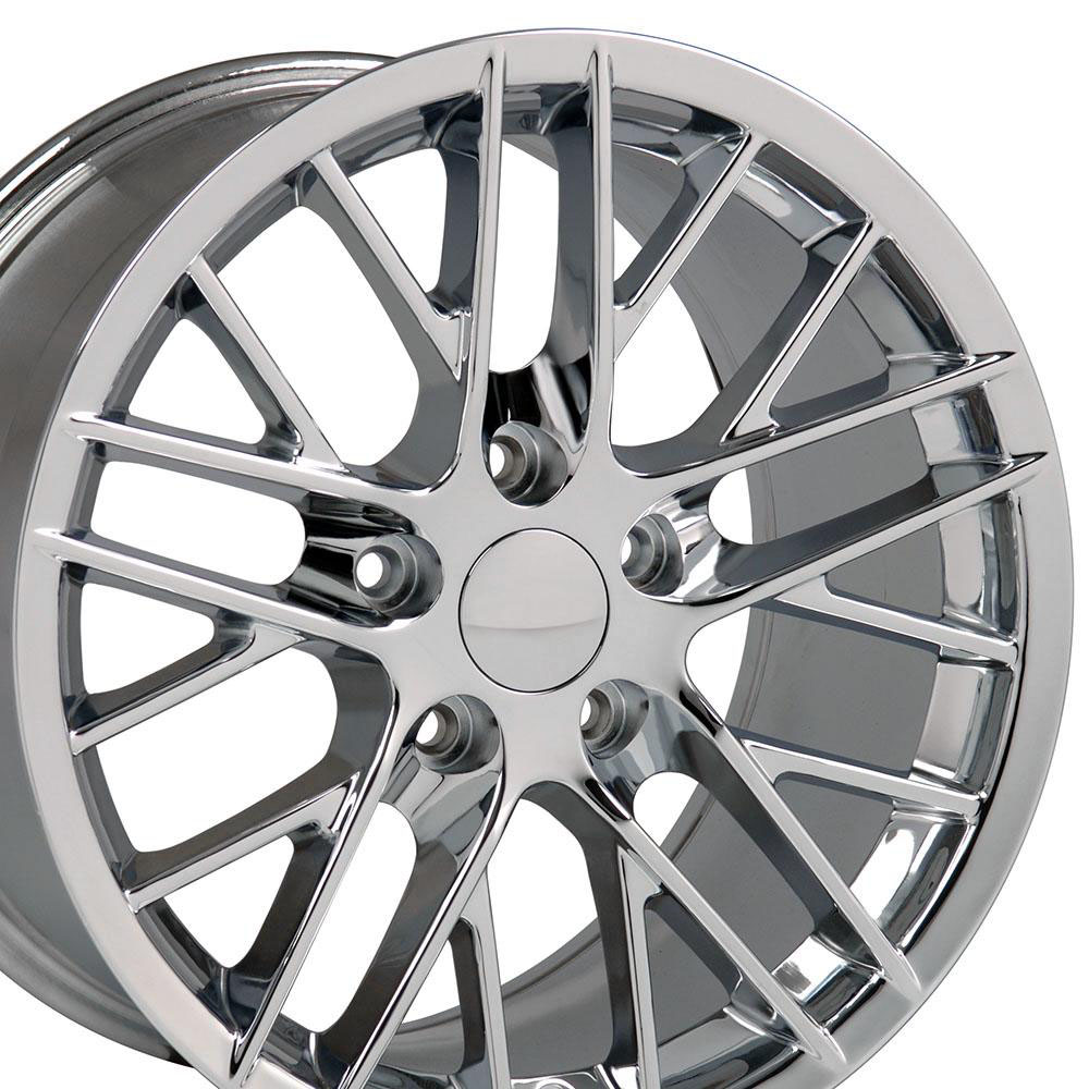 OE Wheels cv08a-18105-5475-56c | 18 Replica Wheel CV08A C6 ZR1 Rim 18x10.5 Chrome Wheel Chevrolet Corvette (rear only) 1988-2004; 1988-2004