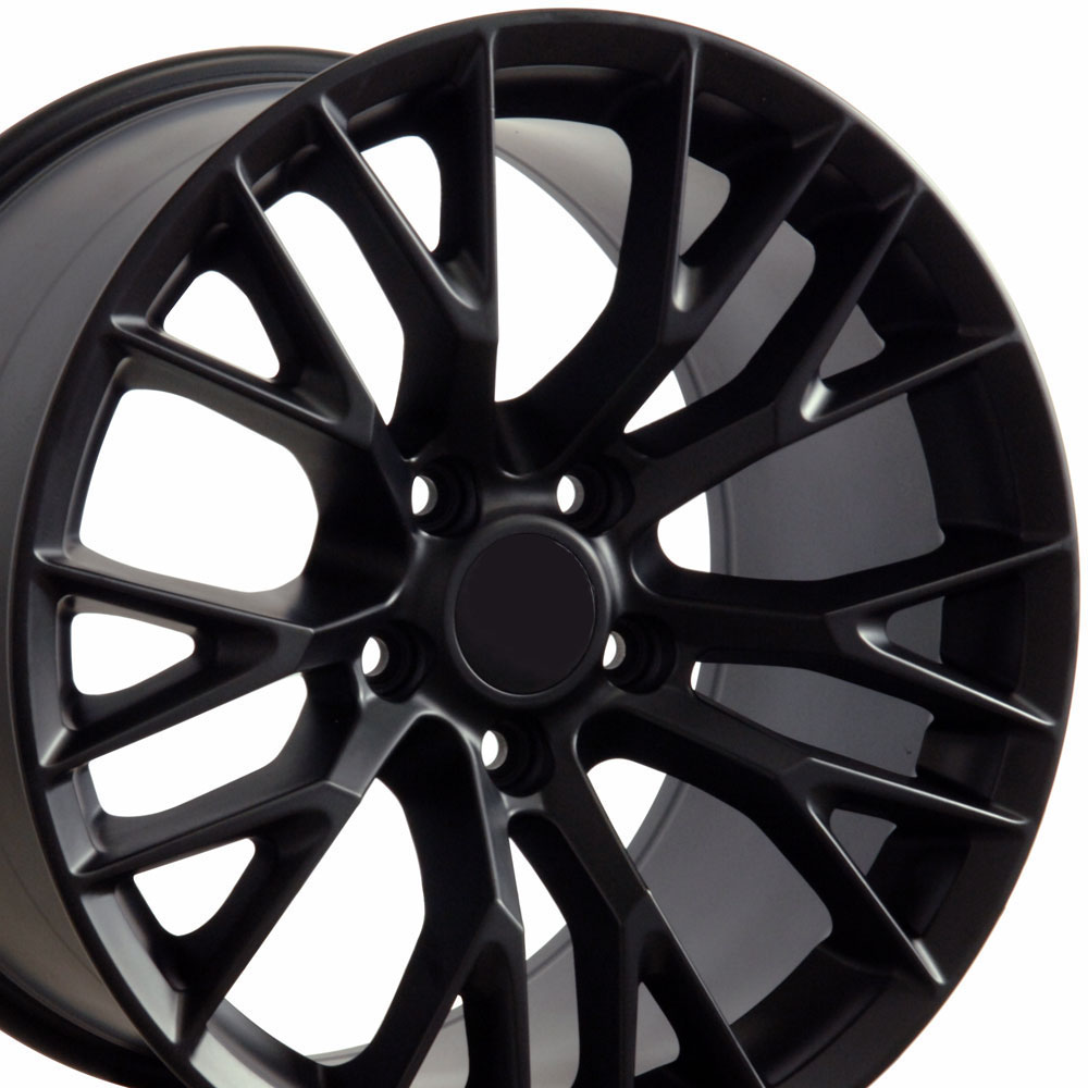 OE Wheels cv22-18105-5475-56b1 | 18 Replica Wheel CV22 C7 Z06 Rim 18x10.5 Black Wheel Chevrolet Corvette (rear only) 1988-2004; 1988-2004