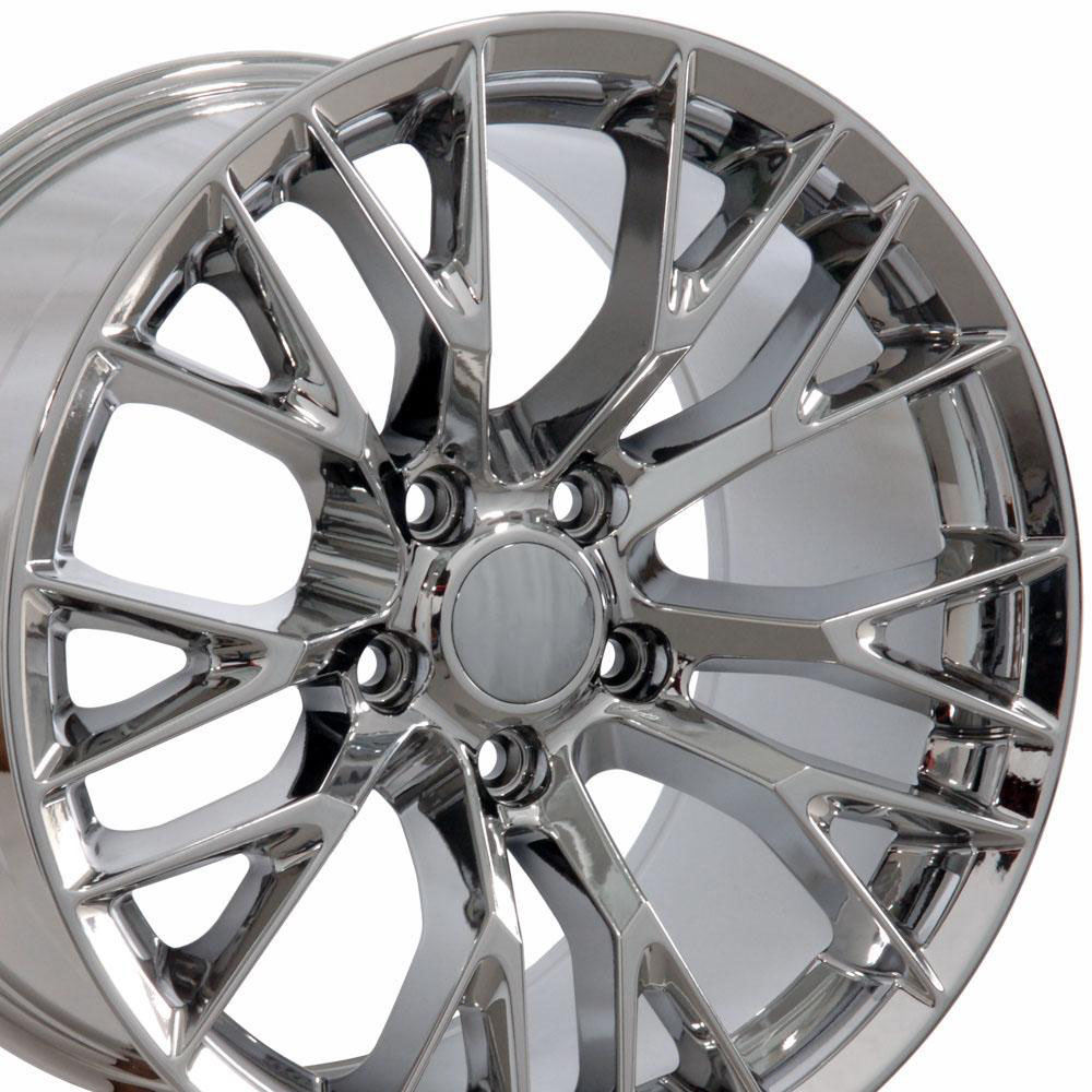 OE Wheels cv22-18105-5475-56c | 18 Replica Wheel CV22 C7 Z06 Rim 18x10.5 Chrome Wheel Chevrolet Corvette (rear only) 1988-2004; 1988-2004