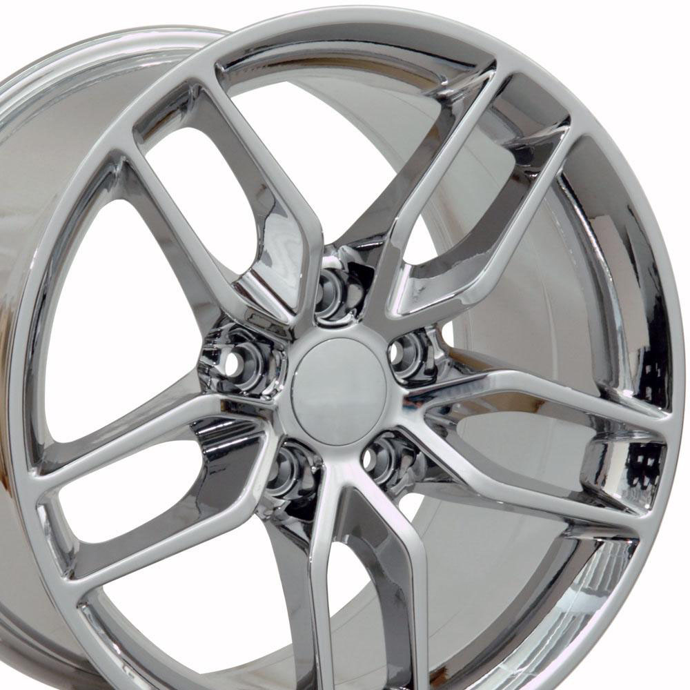 OE Wheels cv27a-18105-5475-56c | 18 Replica Wheel CV27A C7 Stingray Rim 18x10.5 Chrome Wheel Chevrolet Corvette (rear only) 1988-2004; 1988-2004